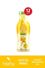 Herby Iced Fit Tea Ananaslı Soğuk Çay 12x250 ml