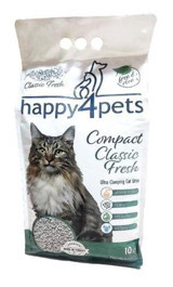 Happy4pets Ferahlatıcı Topaklanan İnce Taneli Bentonit Kedi Kumu 10 kg