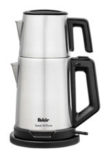 Fakir Steel N More Cam Demlikli 1650 W Inox Çay Makinesi