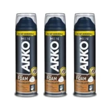Arko Energizing Coffee Seyahat Boyu Tıraş Köpüğü 3x200 ml