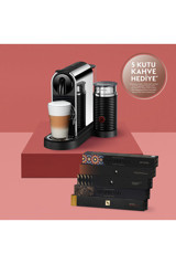 Nespresso D145 Citiz Platinum Bundle 2000 W 1 lt Kapasiteli Süt Köpürtücülü Espresso Kapsül Kahve Makinesi