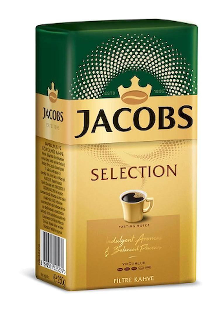 Jacobs Selection Brezilya Arabica Öğütülmüş Filtre Kahve 12x250 gr