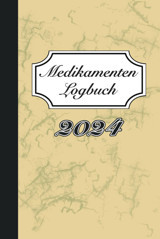 Medikamenten Logbuch 2024: Checkliste, Tagesplan, Medizin, Ansprechpartner, Retro-Design Bücher, Kisten Independently Publıshed