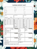 Nursing Report Sheet: Optimize Patient Care Coordination With 108 Forms And Templates | Large Size 8.5X11' Ffx, Nurri Independently Publıshed