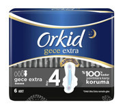 Orkid Extra Orta 6'lı Hijyenik Ped