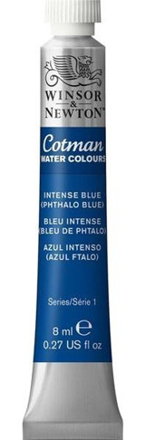 Winsor & Newton Cotman 327 Tüp Intense Blue Sulu Boya