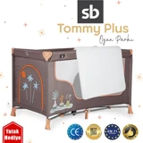 Sunny Baby Tommy Plus 25 kg Kapasiteli Taşınabilir 60x120 cm Anne Yanı Park Yatak Bej
