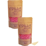 Epilla Soyulabilir Pudralı Hassas Ciltler İçin Boncuk Ağda 2x250 gr