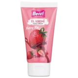 Benri Berry Pie Çilekli Tüm Ciltler Organik Vegan Parfümlü El Kremi 75 ml