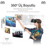 Peeq SC-G04E 3D 4.7-6.53 inç Bluetooth Sanal Gerçeklik Gözlükleri