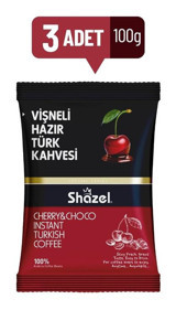 Shazel Vişneli Türk Kahvesi 3x100 gr