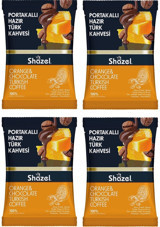 Shazel Portakallı Türk Kahvesi 4x100 gr