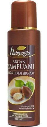 Habipoğlu Onarıcı Düz Saçlar İçin Argan Yağlı Parabensiz Kremsiz Şampuan Unisex Şampuanı 400 ml