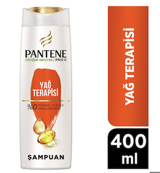 Pantene Yağ Terapisi Besleyici Arındırıcı Düz Saçlar İçin Kremsiz Şampuan Unisex Şampuanı 400 ml