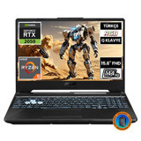 Asus TUF Gaming A15 FA506NF-HN050A4 Harici GeForce RTX 2050 AMD Ryzen 5 7535HS 16 GB DDR5 1 TB SSD 15.6 inç FHD Freedos Gaming Laptop CNT005 Çanta