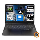 Lenovo Ideapad Gaming 3 82S9015TTX04 Harici GeForce RTX 3050 Ti Intel Core i5 12450H 32 GB DDR5 1 TB SSD 15.6 inç FHD Windows 11 Home Gaming Laptop CNT005 Çanta