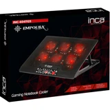 Inca Inc-604Tgs 2500 Rpm Mini Sessiz 5 Fanlı Metal 17 İnç Laptop Soğutucu