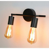 Rsylight Retro 2'li Metal LED Aplik Siyah