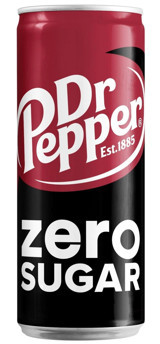 Dr. Pepper Kutu Şekersiz Kola 330 ml