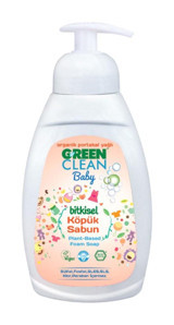 Green Clean Baby Portakal Yağı Organik Nemlendiricili Parabensiz Alkolsüz Köpük Vegan 450 ml Sıvı Sabun