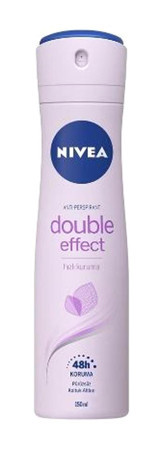 Nivea Double Effect Mor Düşler Pudralı Ter Önleyici Sprey Kadın Deodorant 24x150 ml