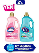 Abc Renkliler İçin 90 Yıkama Sıvı Deterjan 2.7 lt