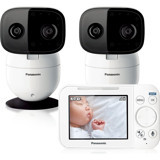 Panasonic Hareket Sensörlü Gece Görüşlü Dijital 3.5 inç Ekranlı Kablosuz Bebek Kamerası