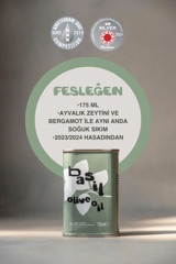 Roda Farm Fesleğen Çeşnili Organik Polifenolsüz Soğuk Sıkım Teneke Sızma Zeytinyağı 175 ml