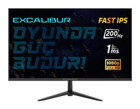 Casper Excalibur M.E238FIF-D 200 Hz 1 ms 23.8 inç FHD IPS VGA HDMI Freesync GSync 1920 x 1080 px LED Oyuncu Monitörü