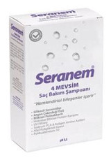 Seranem 4 Mevsim Nemlendirici Tüm Saçlar İçin Parabensiz Standart Unisex Şampuan 300 ml