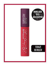 Maybelline New York Super Stay Ink No:80 Terazi Kırmızı Mat Dudak Dolgunlaştırıcı Ruj