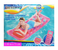 Bestway Bardaklı 188x71 cm Uzun Deniz Yatağı Pembe