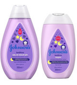 Johnson's Baby Bedtime Göz Yakmayan Yenidoğan Hassas Ciltler İçin Bebek Şampuanı 500 ml + Bedtime Losyon 300 ml