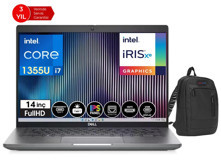 Dell Latitude 5440 DLN025L54401422 Dahili Intel Iris Xe Graphics Eligible Intel Core i7 1355U 16 GB Ram 512 GB SSD 14 inç Full HD Windows 11 Home Laptop + Çanta