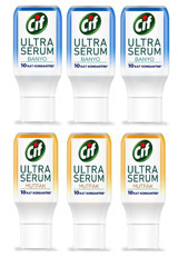 Cif Ultra Serum Konsantre Serum Mutfak ve Banyo Temizleyici 6x70 ml