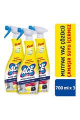 Ace Ultra Sprey Mutfak Temizleyici 3x700 ml