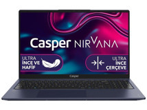 Casper Nirvana X600.1235-8U00X-M-F Dahili Intel Iris Xe Graphics Eligible Intel Core i5 1235U 8 GB Ram 250 GB SSD 15.6 inç Full HD FreeDos Laptop