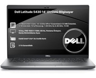 Dell Latitude 5430 Dahili Intel Iris Xe Graphics Eligible Intel Core i5 1235U 8 GB Ram 256 GB SSD 14 inç Full HD FreeDos Laptop