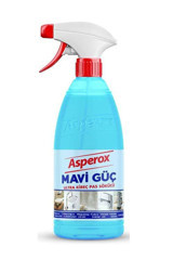 Asperox Mavi Güç Sprey Mutfak ve Banyo Temizleyici 3x1 lt