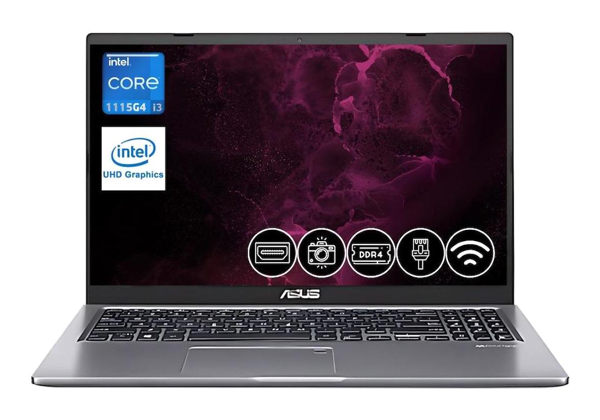 Asus X515EA-EJ3902 Dahili Intel UHD Graphics Intel Core i3 1115G4 8 GB Ram 256 GB SSD 15.6 inç Full HD FreeDos Laptop