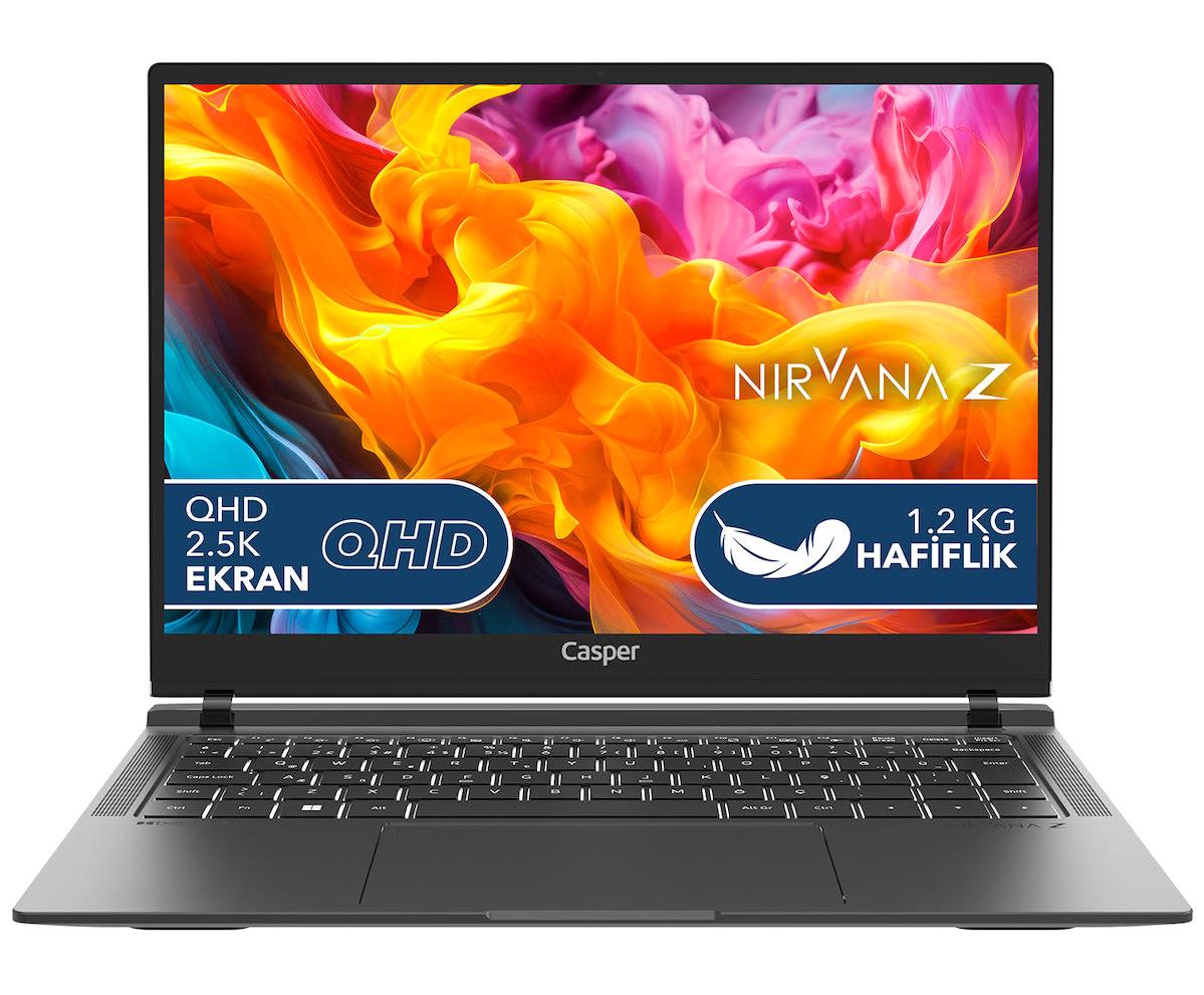 Casper Nirvana Z100.1335-8V00T-S-Q Dahili Intel Iris Xe Graphics Eligible Intel Core i5 1335U 8 GB Ram 500 GB SSD 14 inç Full HD Windows 11 Laptop