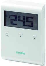 Siemens RDE 100.1 35 Derece 0.5 Derece Hassasiyet Kablolu Dijital Termostat