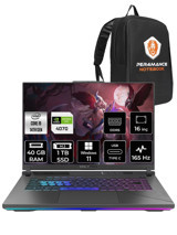 Asus ROG Strix G16 N3088 Harici GeForce RTX 4070 Intel Core i9 14900HX 40 GB Ram 1 TB SSD 16 inç Full HD Windows 11 Pro Oyuncu Laptop + PER4 Çanta