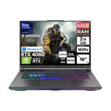 Asus ROG Strix G16 G614JVR-N3095 Harici GeForce RTX 4060 Intel Core i9 14900HX 64 GB Ram 2 TB SSD 16 inç Full HD Windows 11 Home Oyuncu Laptop