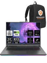 Asus ROG Strix G18 N6092 Harici GeForce RTX 4080 Intel Core i9 14900HX 96 GB Ram 512 GB SSD 18 inç Full HD FreeDos Oyuncu Laptop + PER4 Çanta