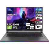 Asus ROG Strix G18 G814JIR-N6002 BT2 Harici GeForce RTX 4070 Intel Core i9 14900HX 32 GB Ram 256 GB SSD 18 inç Full HD FreeDos Oyuncu Laptop