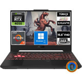 Asus TUF Gaming A15 FA507NU-LP030A14-CNT015 Harici GeForce RTX 4050 AMD Ryzen 7 7735HS 16 GB Ram 1 TB SSD 15.6 inç Full HD Windows 11 Pro Oyuncu Laptop