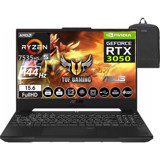 Asus TUF Gaming A15 FA506NC-HN05816 Harici GeForce RTX 3050 AMD Ryzen 5 7535HS 96 GB DDR5 Ram 4 TB SSD 15.6 inç Full HD FreeDos Oyuncu Laptop + WeblegelsinÇanta