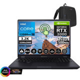 Asus ProART Studiobook Pro 16 W7604J3D-MY00315 Harici GeForce RTX 3000 Intel Core i9 13980HX 96 GB DDR5 Ram 2 TB SSD 16 inç Full HD FreeDos Dokunmatik Oyuncu Laptop + WeblegelsinÇanta