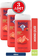 Le Petit Marseillais Akdeniz Çileği Aromalı Nemlendirici Duş Jeli 3x400 ml